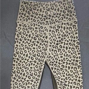 Leggings: Gray Leopard Print Leggings